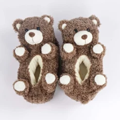Mocha The Bear Slippers -Oooh Yeah Socks Store GWP21910 2