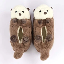 Abe The Otter Slippers -Oooh Yeah Socks Store GWP21913 2