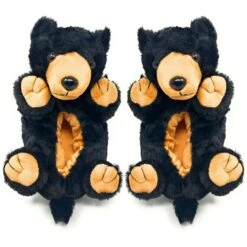 Homer The Black Bear Slippers