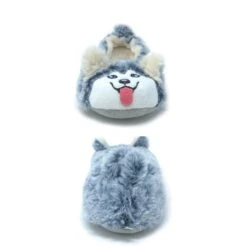 Husky Plush Slippers -Oooh Yeah Socks Store GWP9926 10
