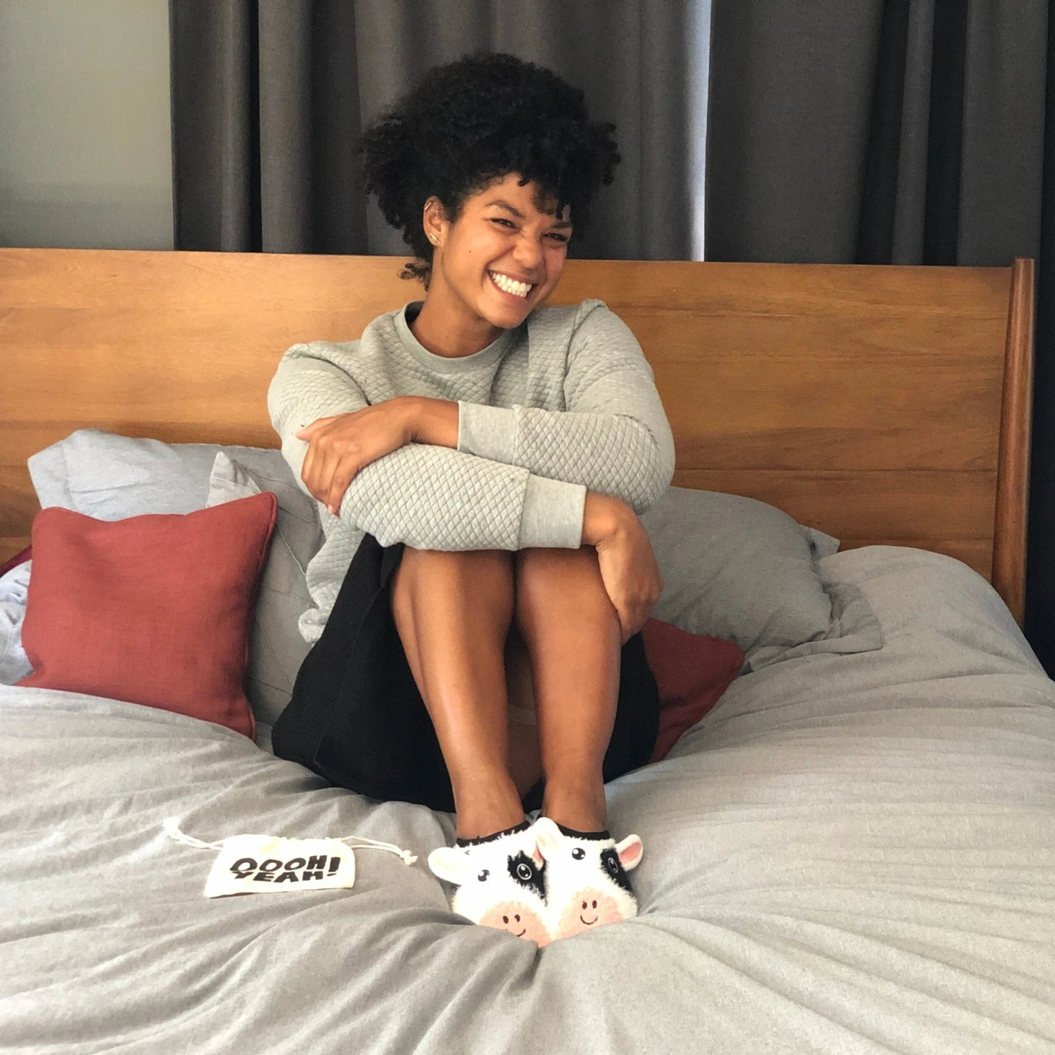 Moo Over Fuzzy Socks 2 Moo Over Fuzzy Socks - Image 2