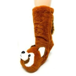 Red Panda Kids Slipper Socks 10 Red Panda Kids Slipper Socks -Oooh Yeah Socks Store GWS23804 2 f22bd987 b04c 431c ad28 379f08f91152