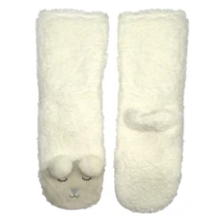 Sheepish Plush Slipper Socks -Oooh Yeah Socks Store GWS8842 1 79faf9e3 2114 4ee1 a9fd d99c61dc1249