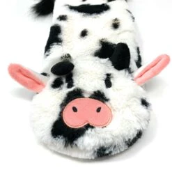 Moo Moo Plush Slipper Socks -Oooh Yeah Socks Store GWS9909 3