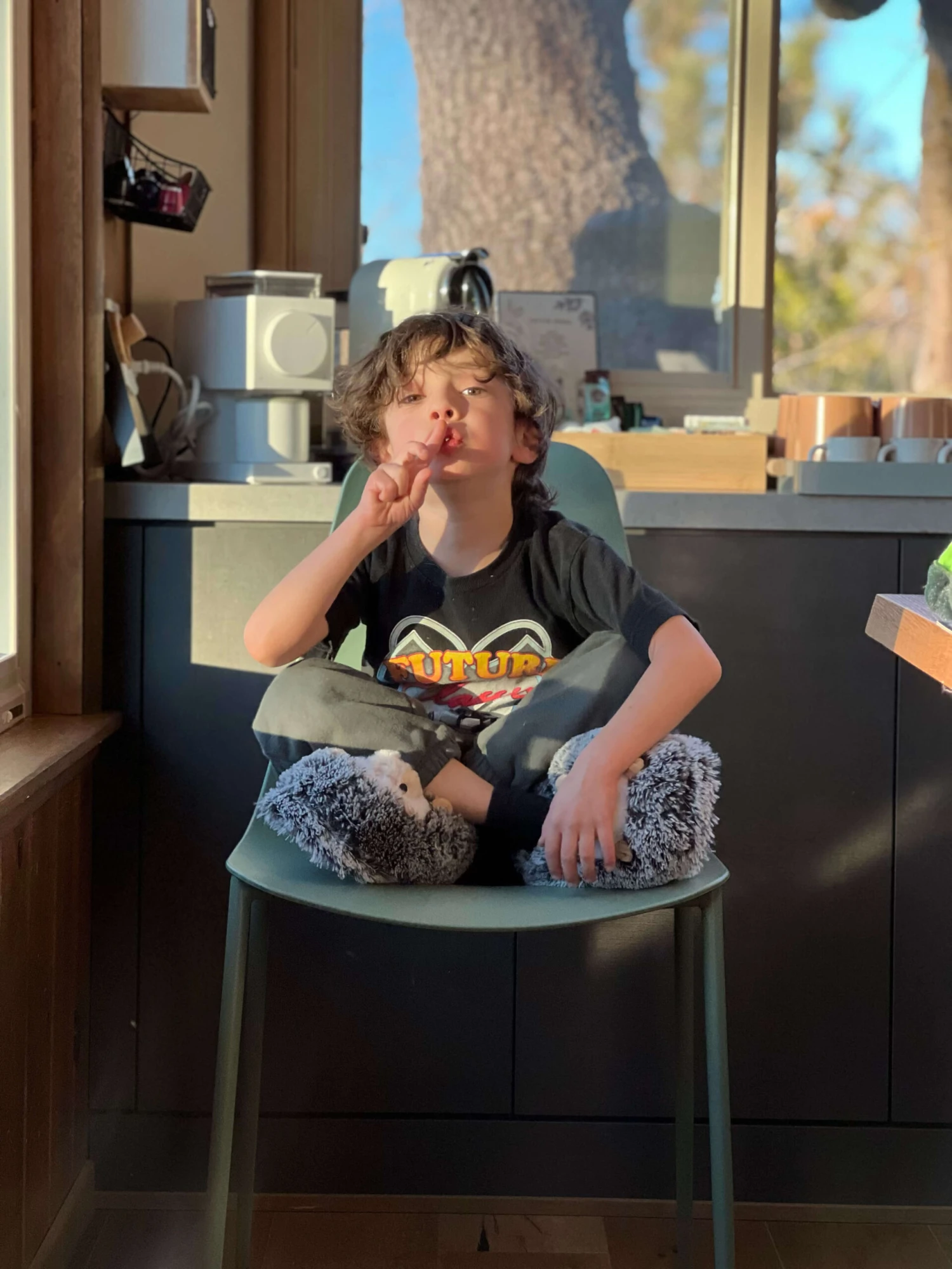 Biscuit The Hedge Kids Slippers 2 Biscuit The Hedge Kids Slippers - Image 2