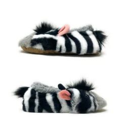 ZZ Zebra Slippers -Oooh Yeah Socks Store GYP9920 10