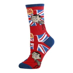 Hanging With Mr Bean Socks -Oooh Yeah Socks Store WD21706C 3