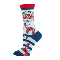 Crab Eating Socks -Oooh Yeah Socks Store WD23002C 3 99aff34d 559e 4b8f 9fa0 310944d785b5