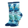Bob Ross Waves Socks